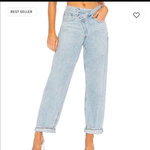 Agolde Criss Cross Upsized Jean in Surburbia